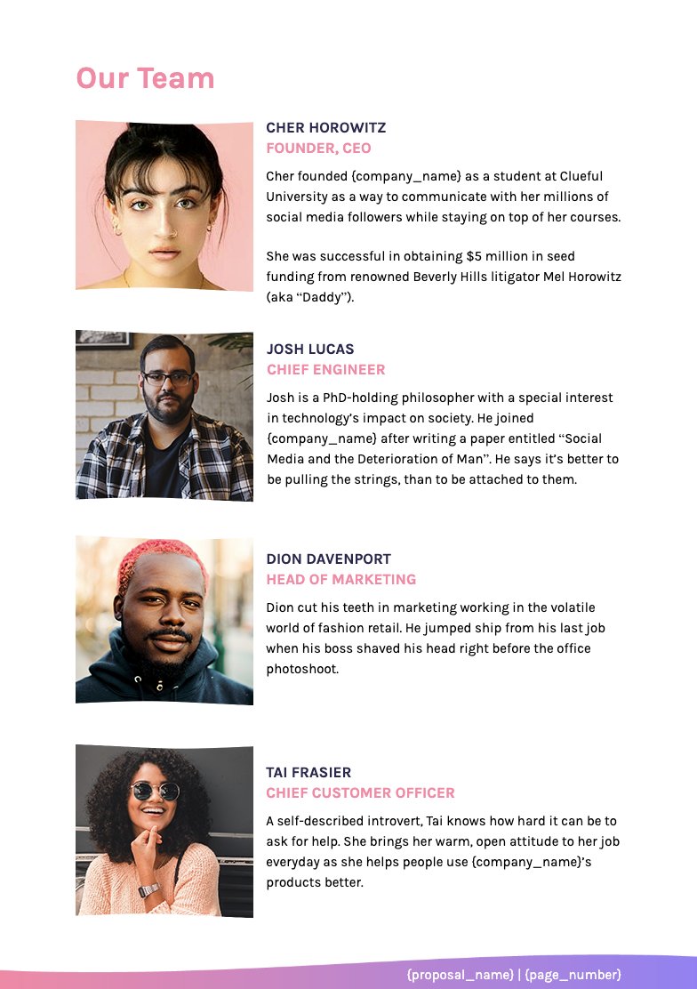 SaaS Proposal Template